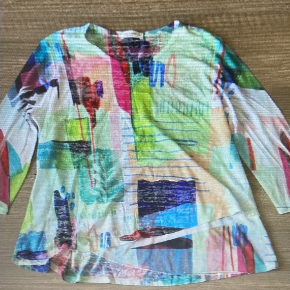 Colorful Abstract Women's Top